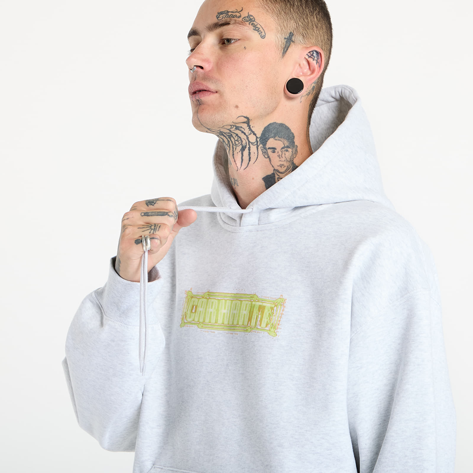 Hoodies and sweatshirts  Carhartt WIP Hooded Electric Boogie Sweat UNISEX Ash Heather