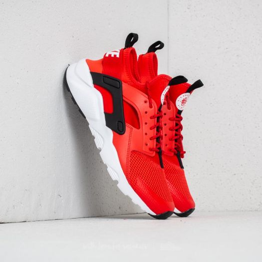 Women s shoes Nike Air Huarache Run Ultra GS Habanero Red White White Black Footshop