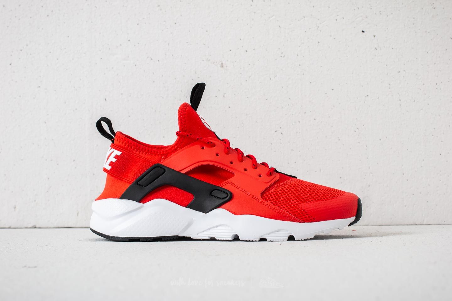 Women's shoes Nike Air Huarache Run Ultra GS Habanero Red/ White-White-Black
