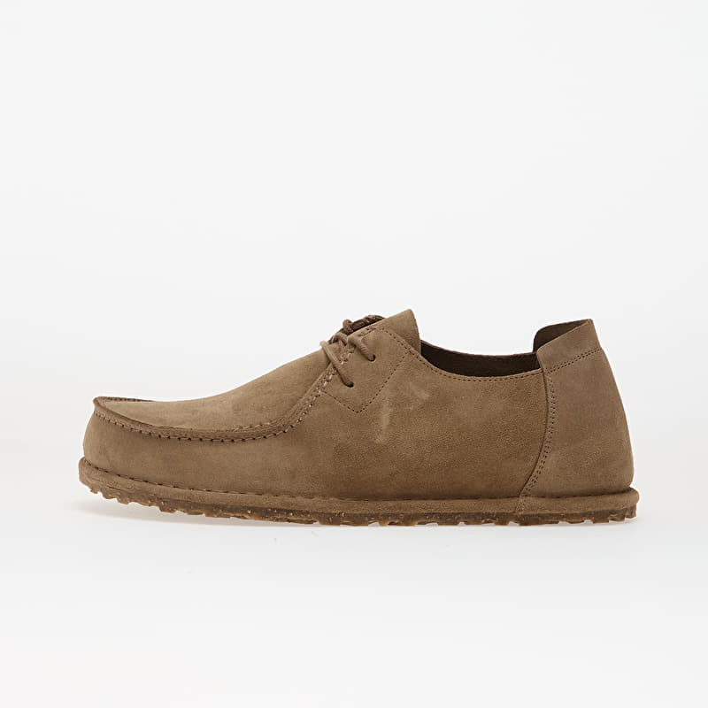 Birkenstock Utti Lace Suede Leather Gray Taupe