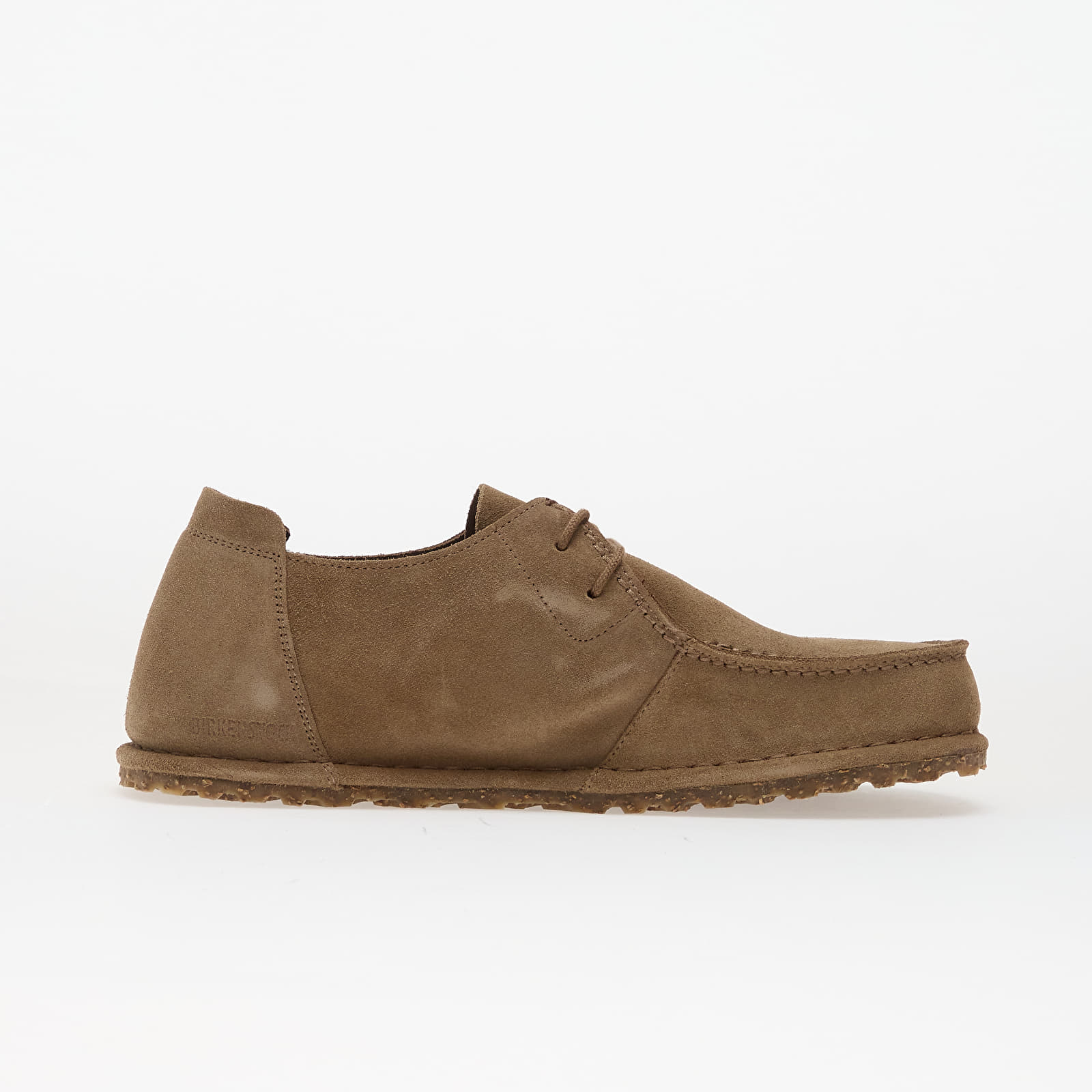 Herren Sneaker und Schuhe Birkenstock Utti Lace Suede Leather Gray Taupe