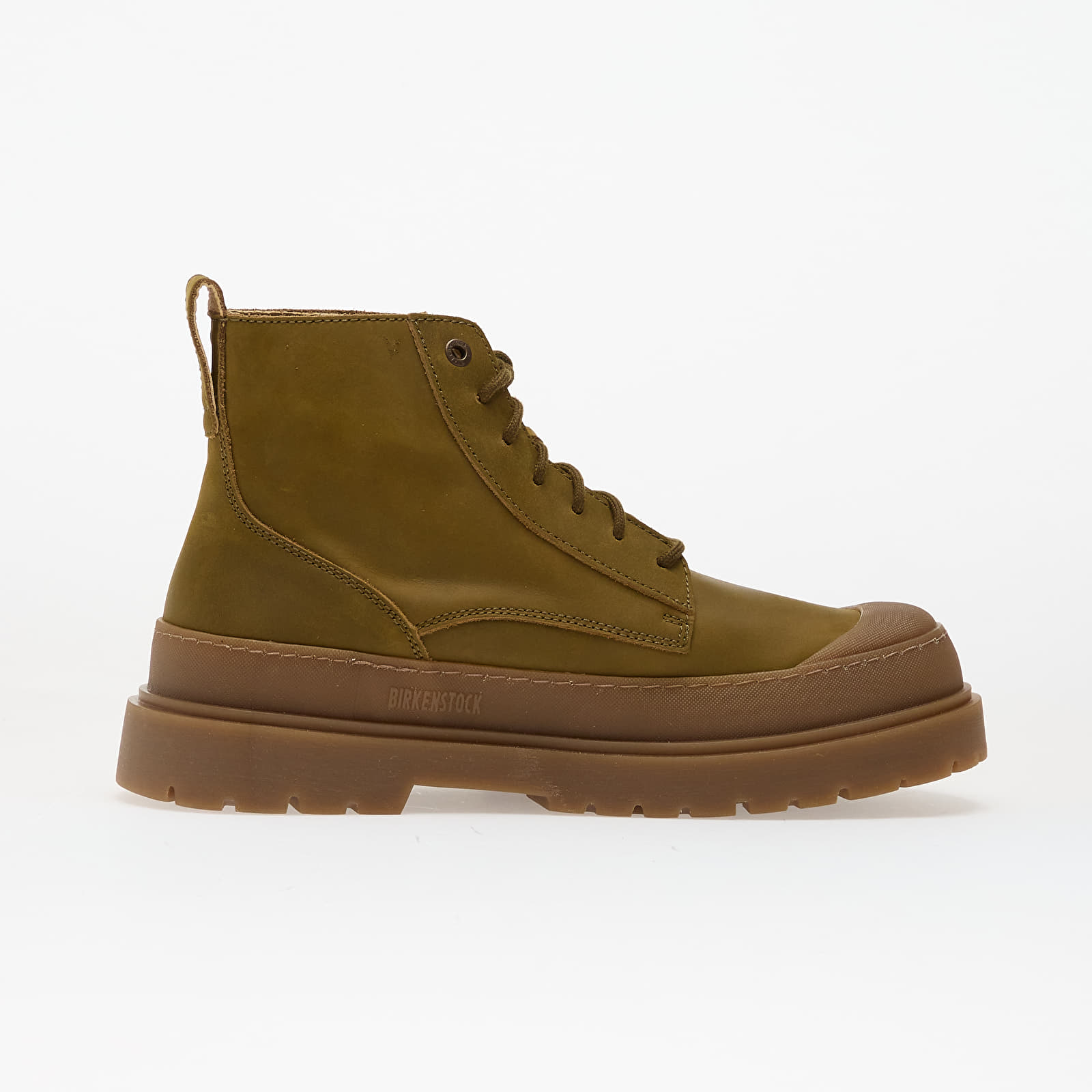 Herren Sneaker und Schuhe Birkenstock Prescott Natural Leather Oiled Pine Green
