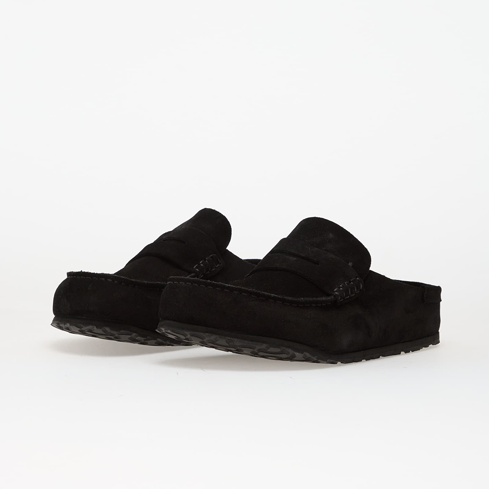 Herren Sneaker und Schuhe Birkenstock Naples Wrapped Suede Leather Black