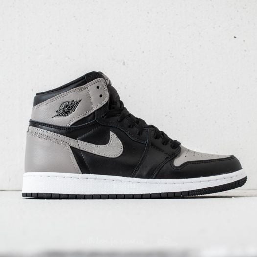 Sneaker und Schuhe fur Kinder Air Jordan 1 Retro High OG BG Black Medium Grey White Footshop