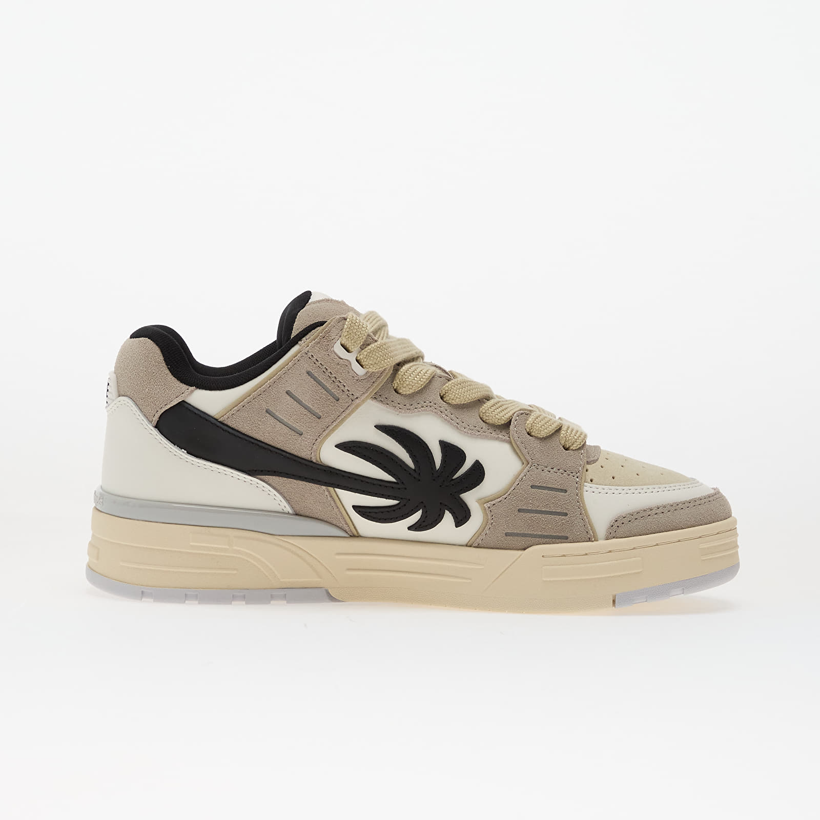 Meeste kingad Palm Angels Venice Suede Sneakers White/ Medium Grey