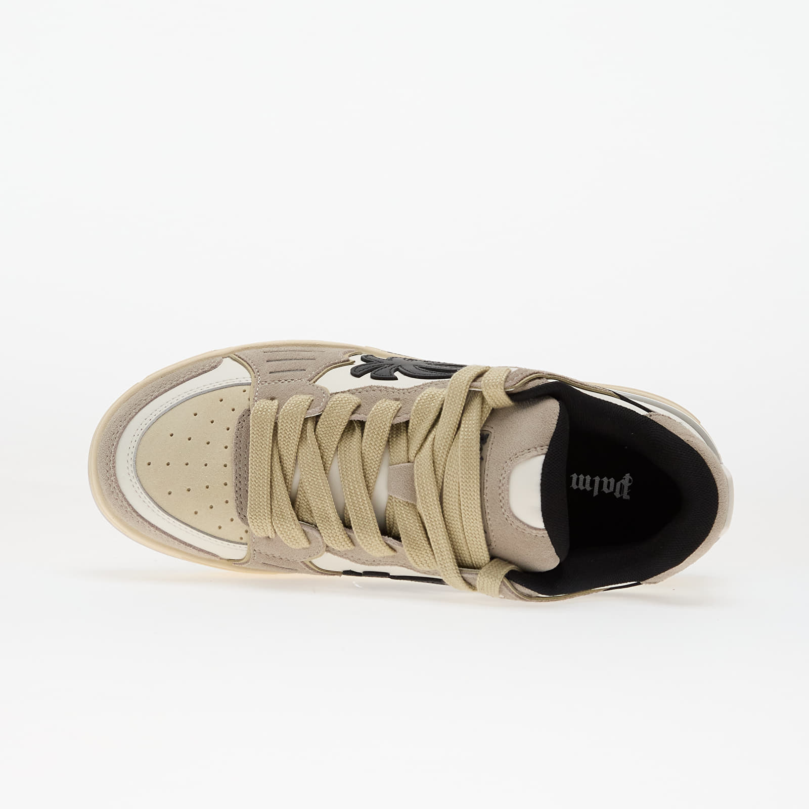 Meeste kingad Palm Angels Venice Suede Sneakers White/ Medium Grey