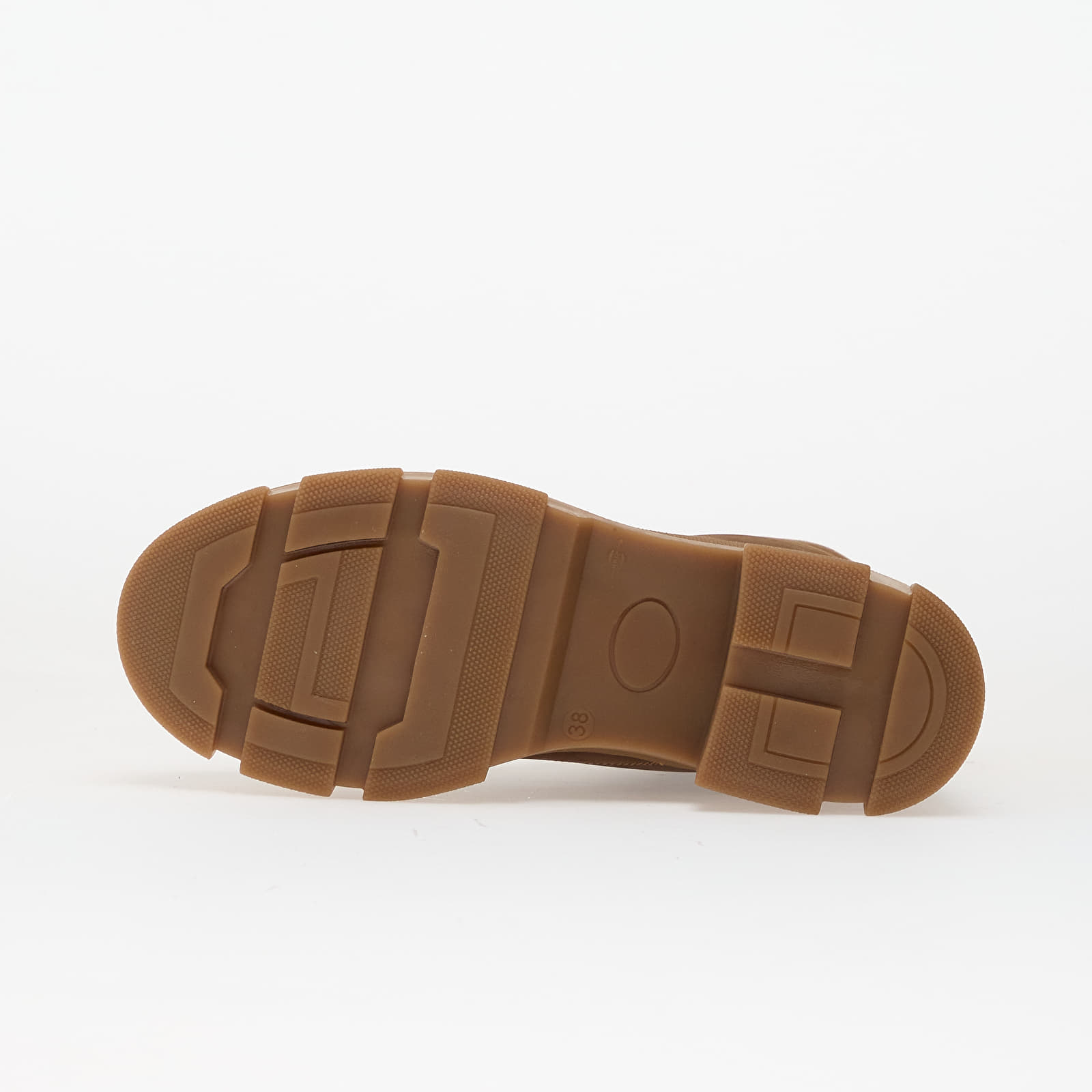 Moški čevlji Palm Angels Kids Pa Track Ankle Boots Brown/ Off White