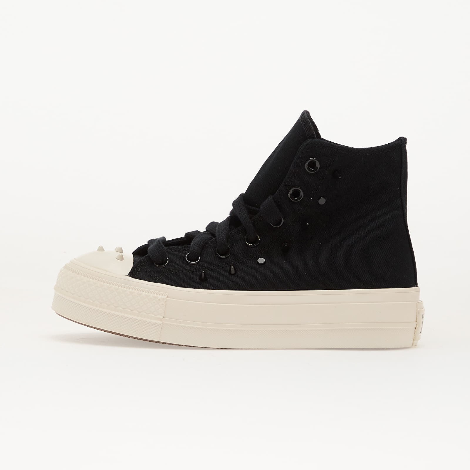 Levně Tenisky Converse Chuck Taylor All Star Lift Hi Black/ Vintage White/ Black