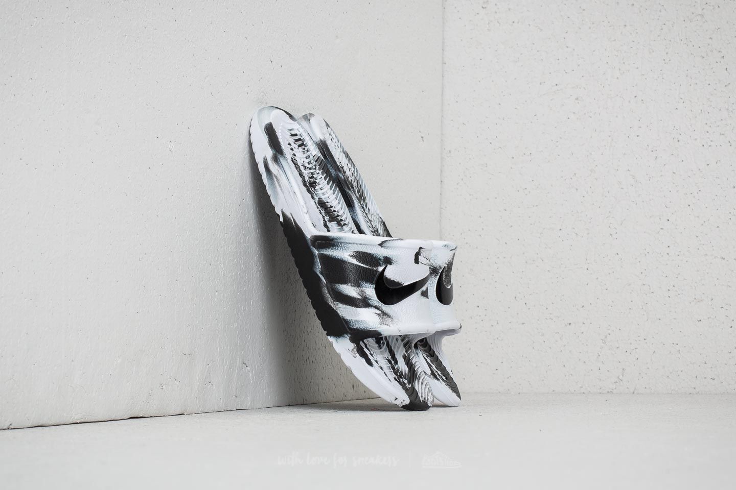 Buty męskie Nike Kawa Shower Marble White/ Black-White