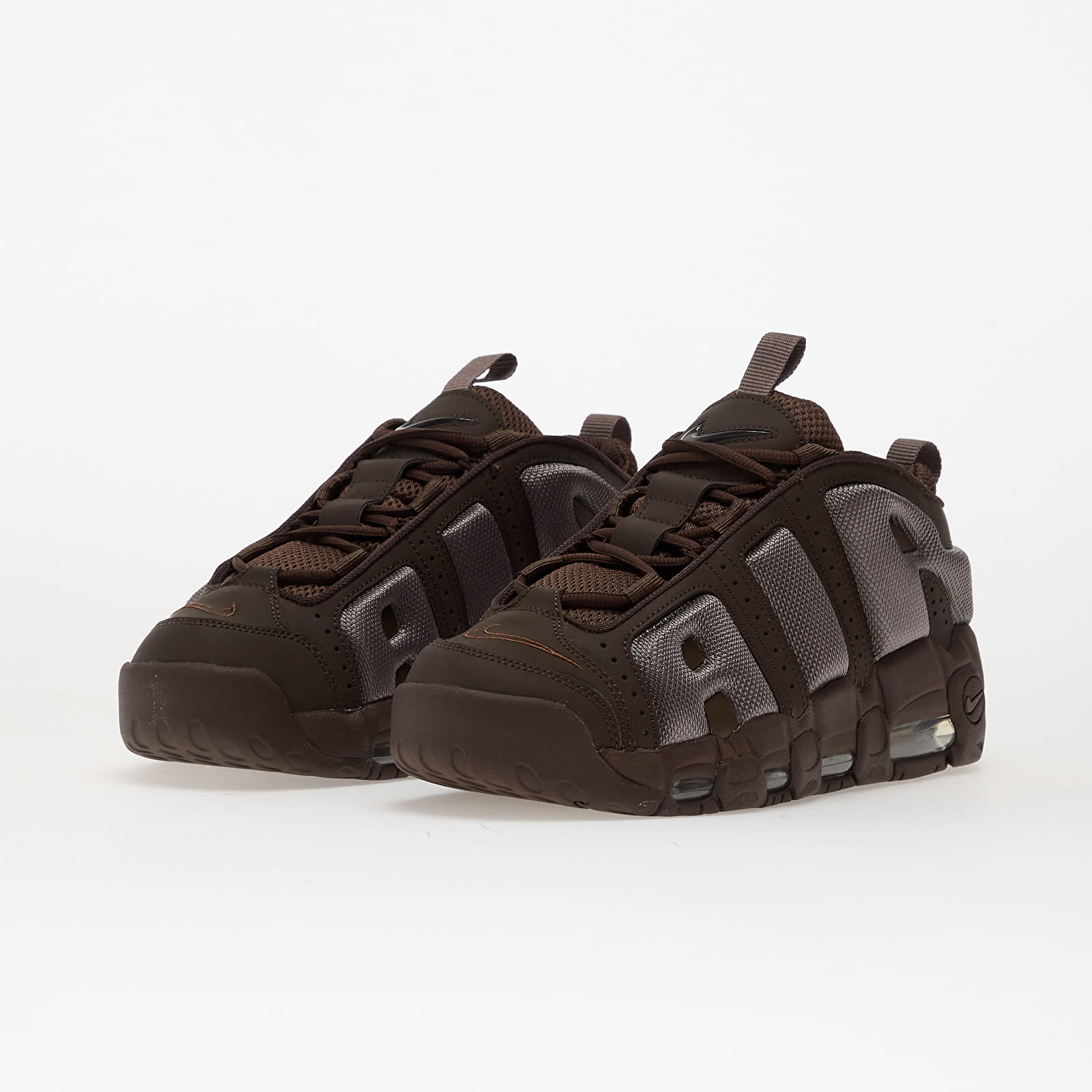 Мъжки кецове и обувки Nike Air More Uptempo Low Baroque Brown/ Cave Stone
