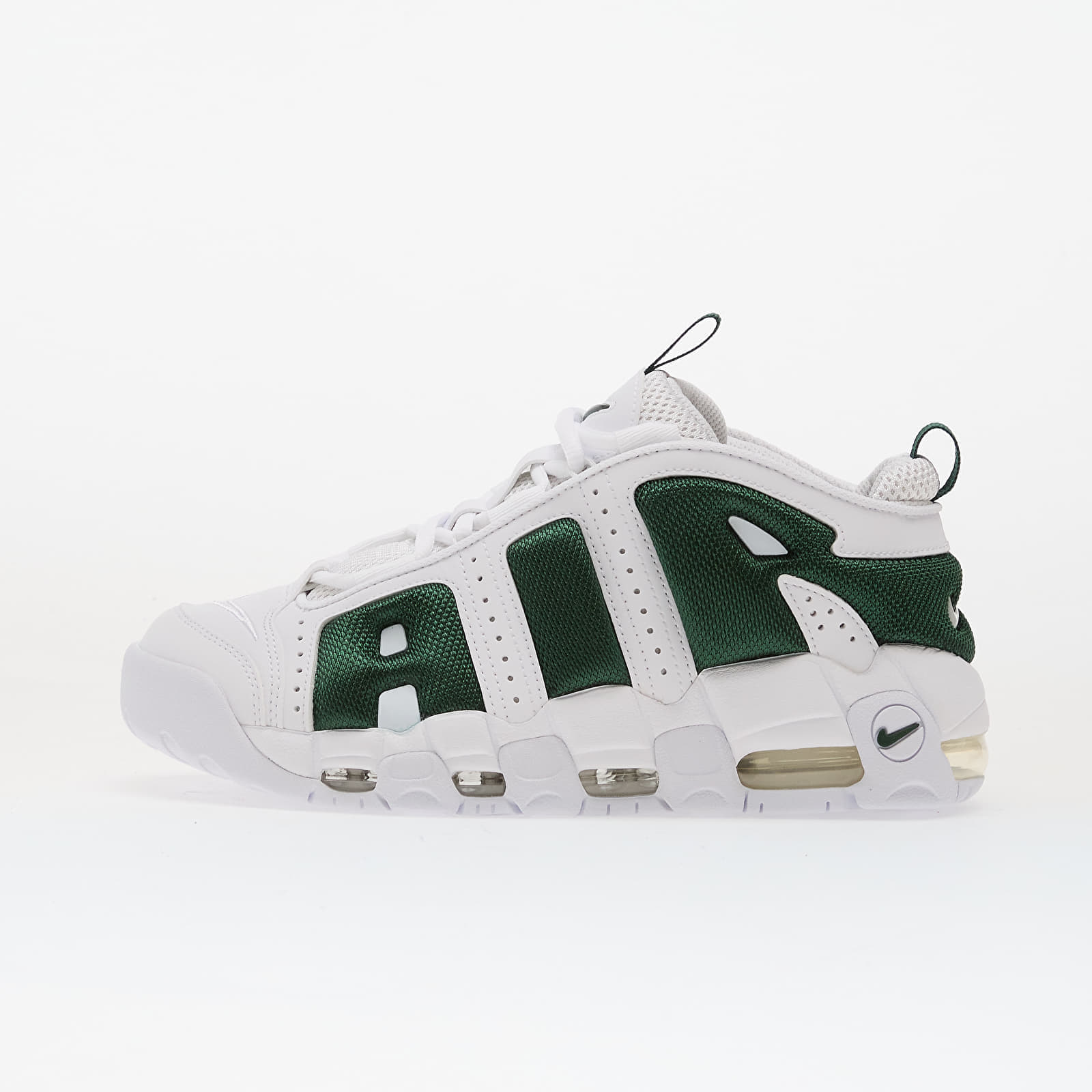 Levně Tenisky Nike Air More Uptempo Low White/ Fir