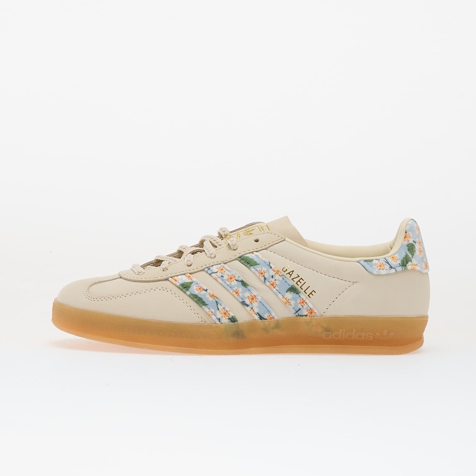 Sieviešu apavi adidas Gazelle Indoor W Crew White/ Gold Metallic/ Tactile Blue