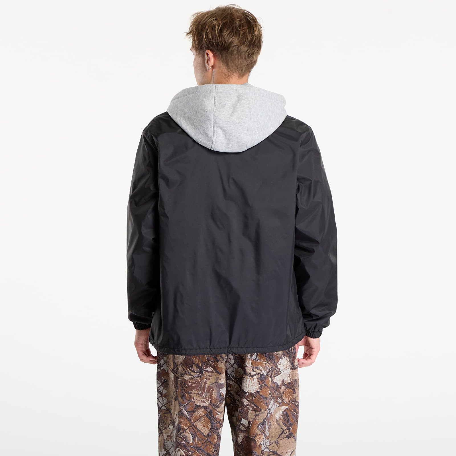 Jackets Vans Riley Hooded Coaches Jacket Black