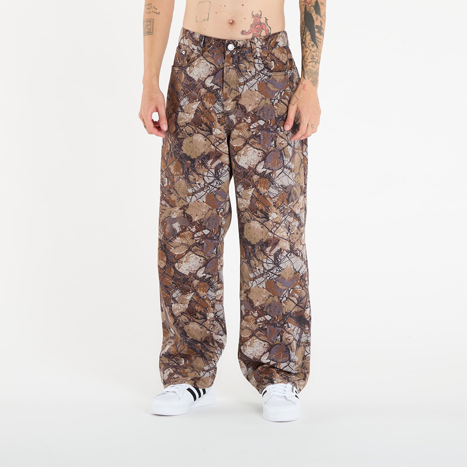 Pantaloni OBEY Classic Baggy Denim Fence Camo Multi W36