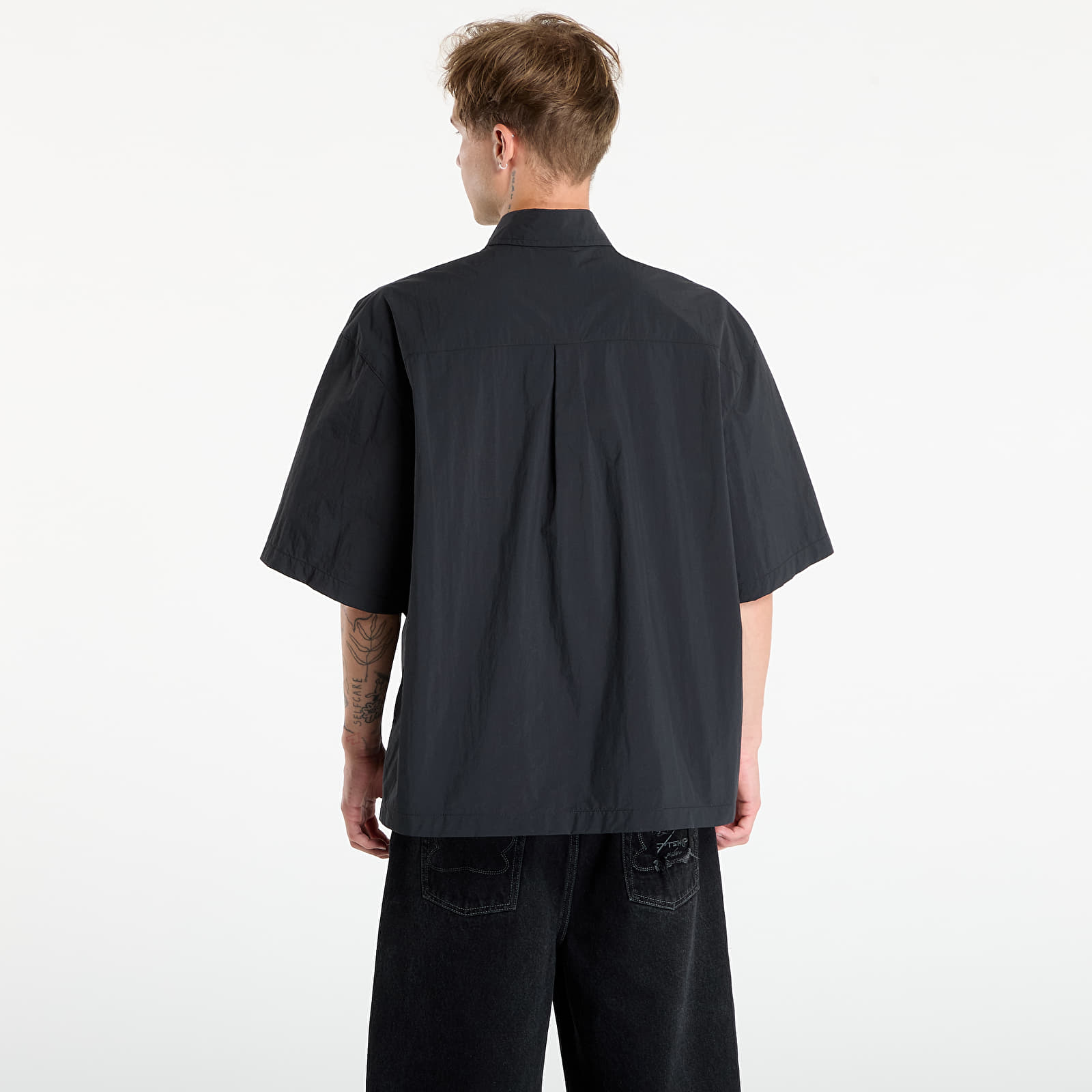 Hemden Nike ACG "Orb Weaver" UV Repel Short-Sleeve Shirt Black/ Anthracite/ Summit White