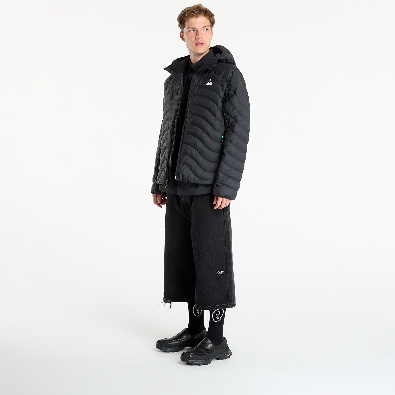Jacken Nike ACG "Lava Flow" Men's Therma-FIT ADV Jacket Black/ Black/ Black/ Summit White