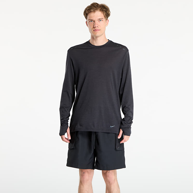 Maglietta Nike Run Wool Men's Dri-FIT ADV Long-Sleeve Running Top Black/ Anthracite
