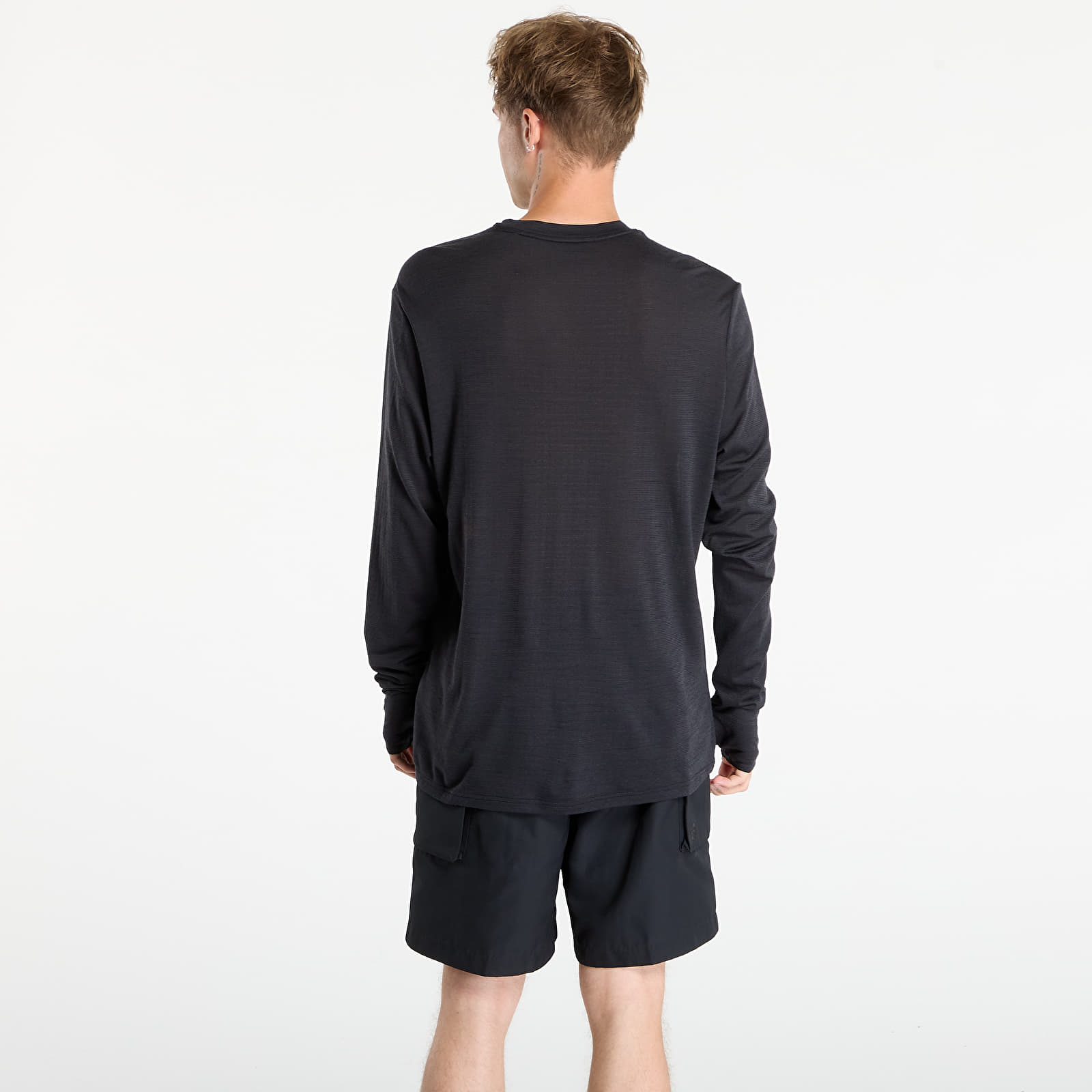 T-Shirts Nike Run Wool Men's Dri-FIT ADV Long-Sleeve Running Top Black/ Anthracite