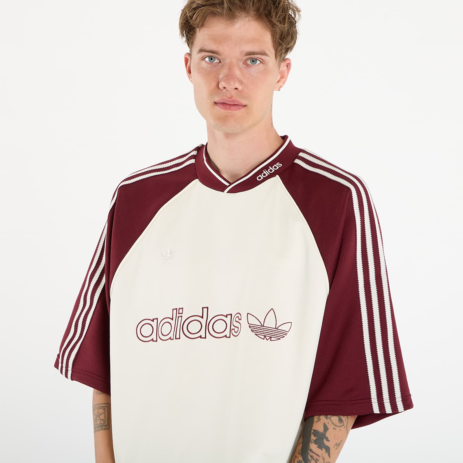 Pólók adidas Premium Jersey Cream White