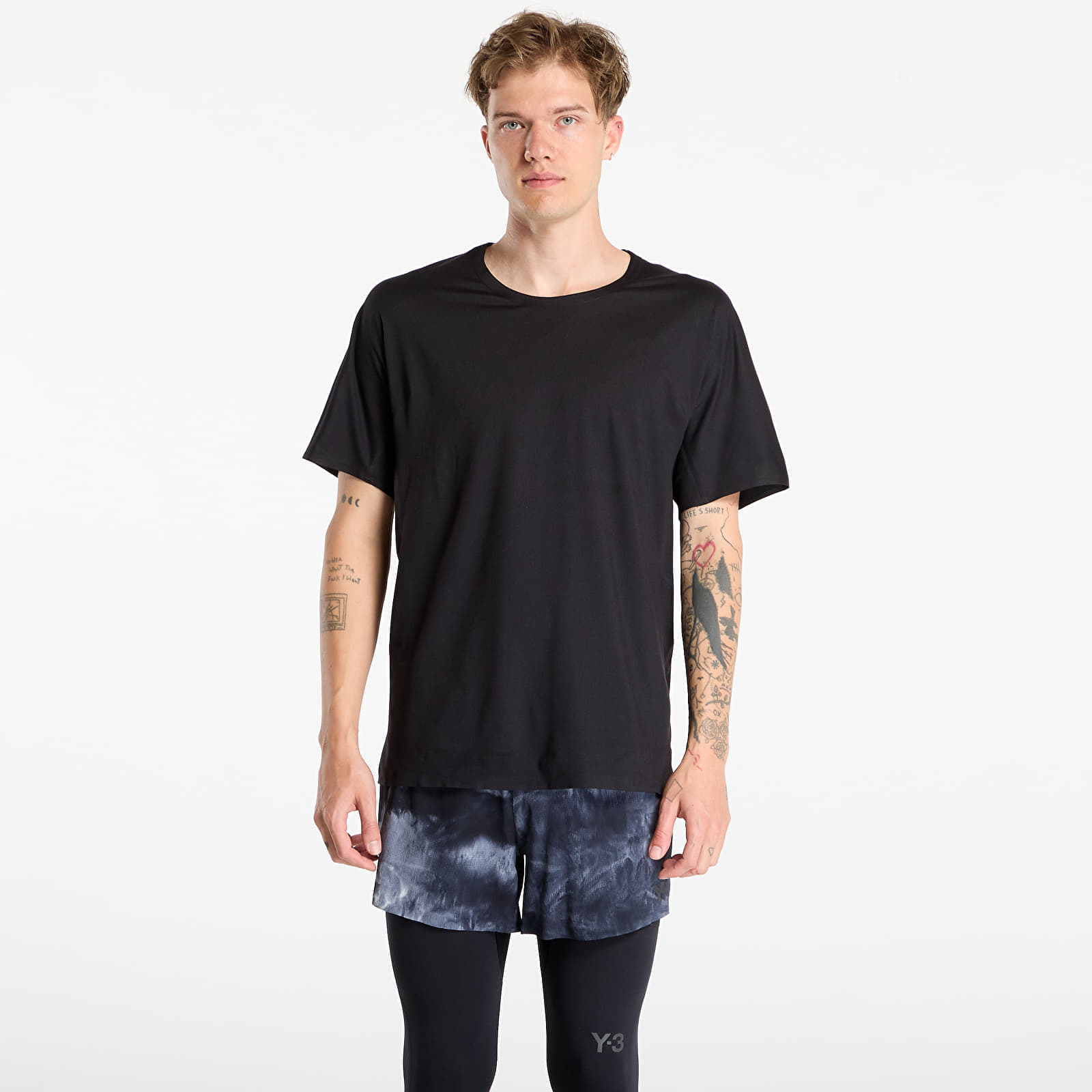 Tricou Y-3 M Run Ss Tee Black L