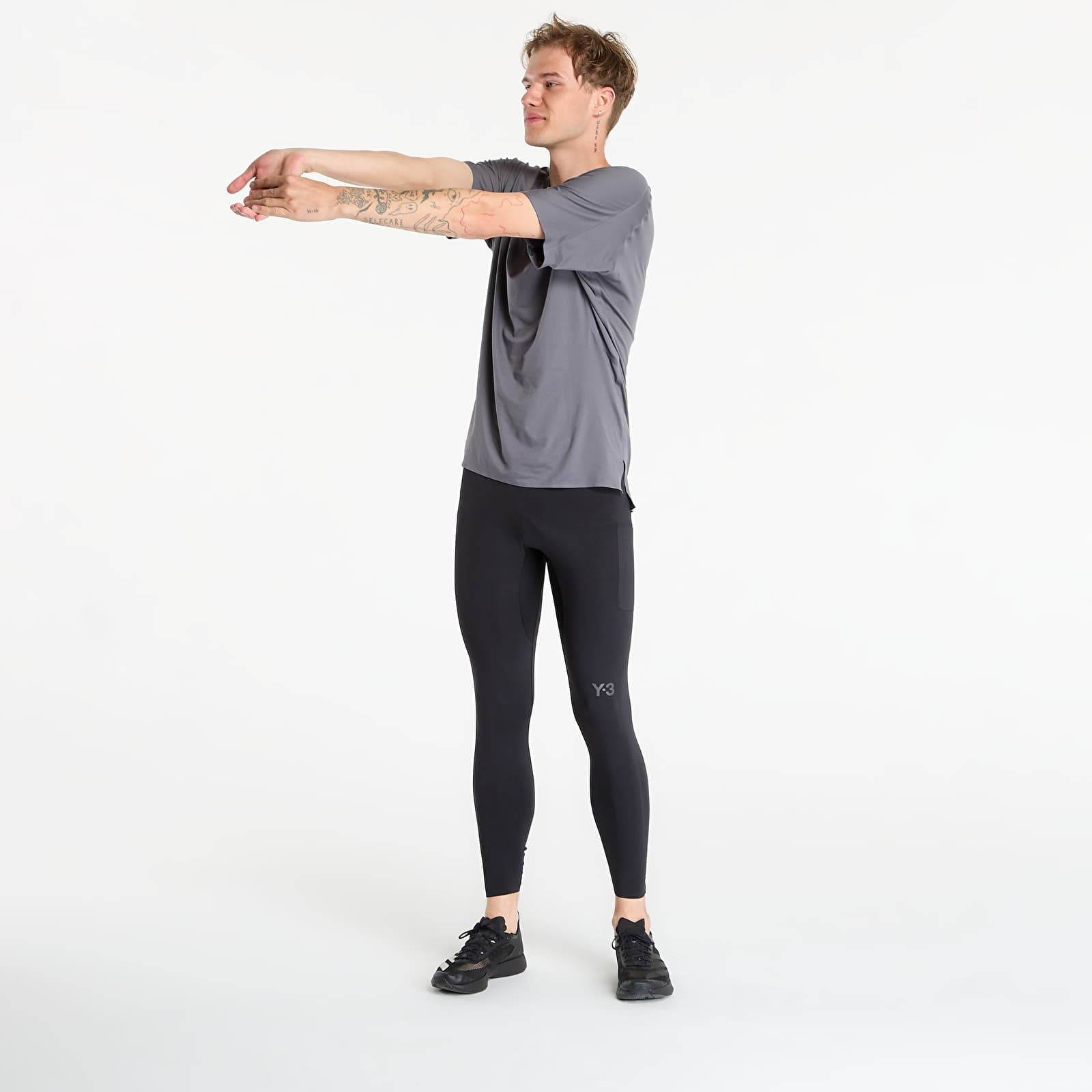Leggings Y-3 M Run Tights Black