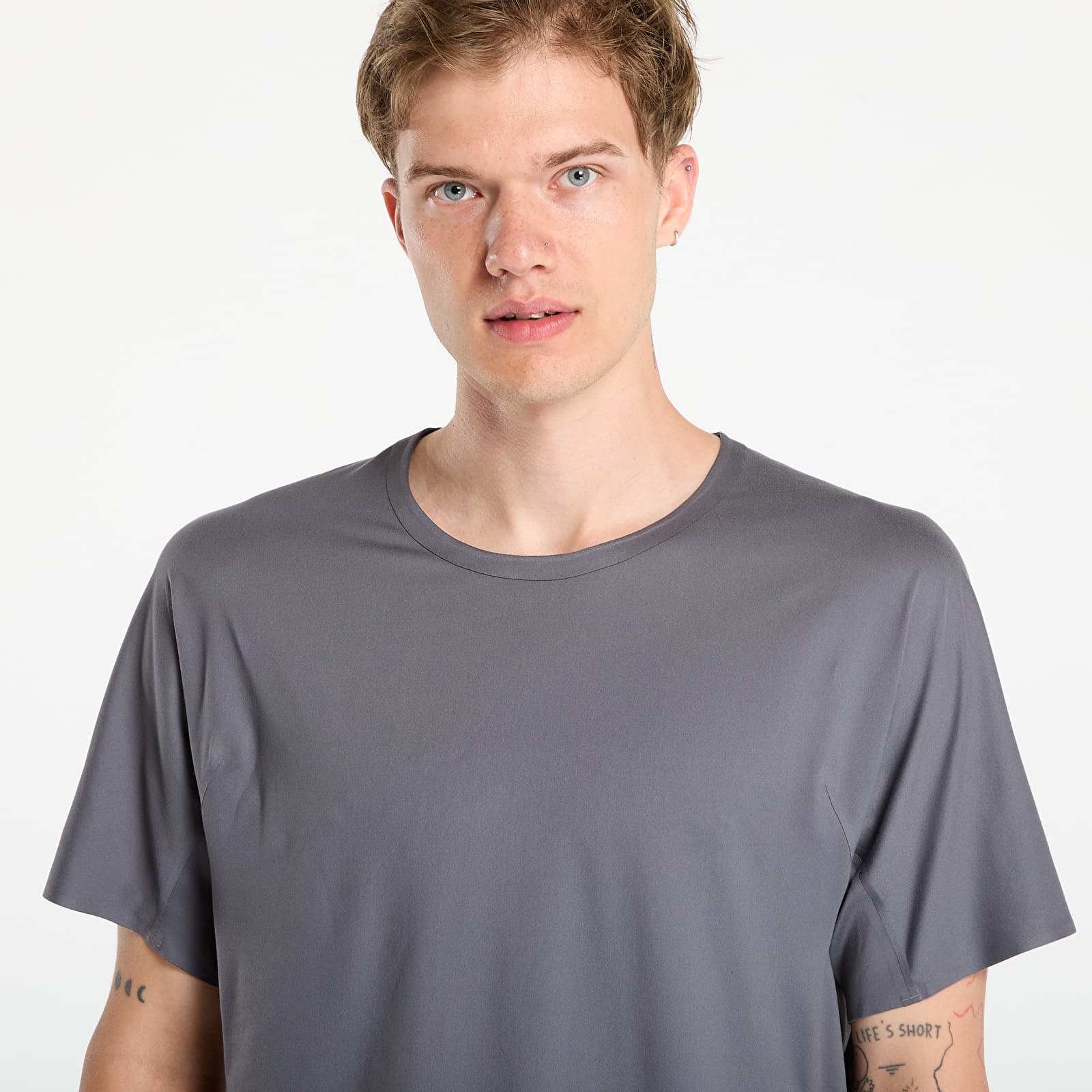 T-Shirts Y-3 M Run Ss Tee Granite