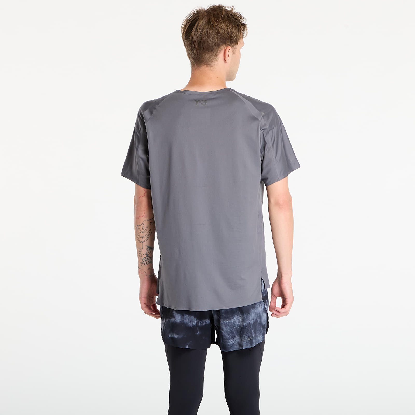 T-Shirts Y-3 M Run Ss Tee Granite