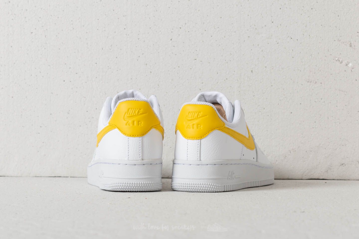 Women's shoes Nike Wmns Air Force 1 '07 White/ Vivid Sulfur-White