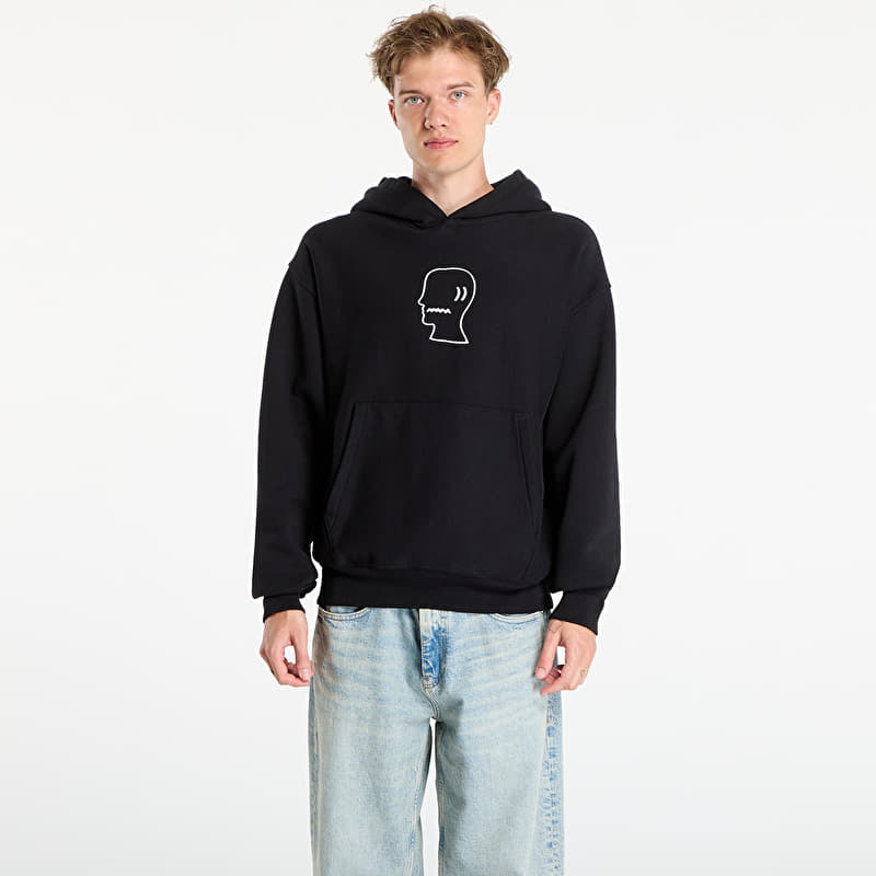 Sweatshirt Brain Dead Logo Head Hoodie Black