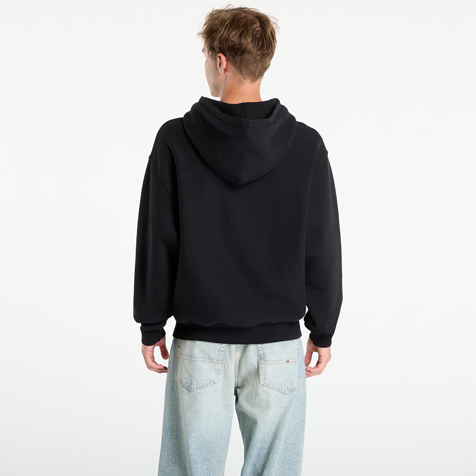 Mikiny Brain Dead Logo Head Hoodie Black