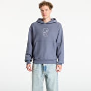 Brain Dead Logo Head Hoodie Slate