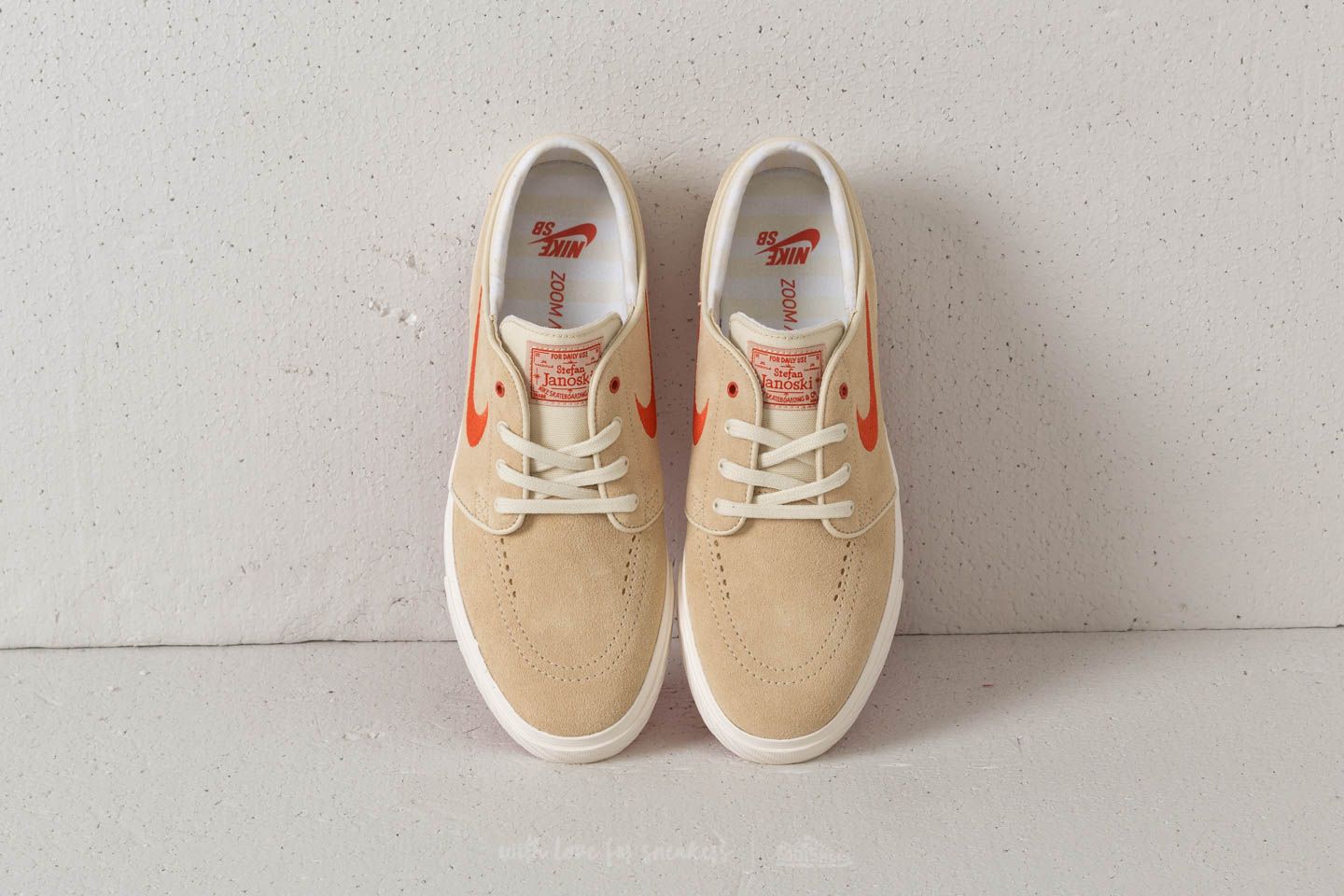 Scarpe uomo Nike Zoom Stefan Janoski Fossil/ Vintage Coral/ Sail