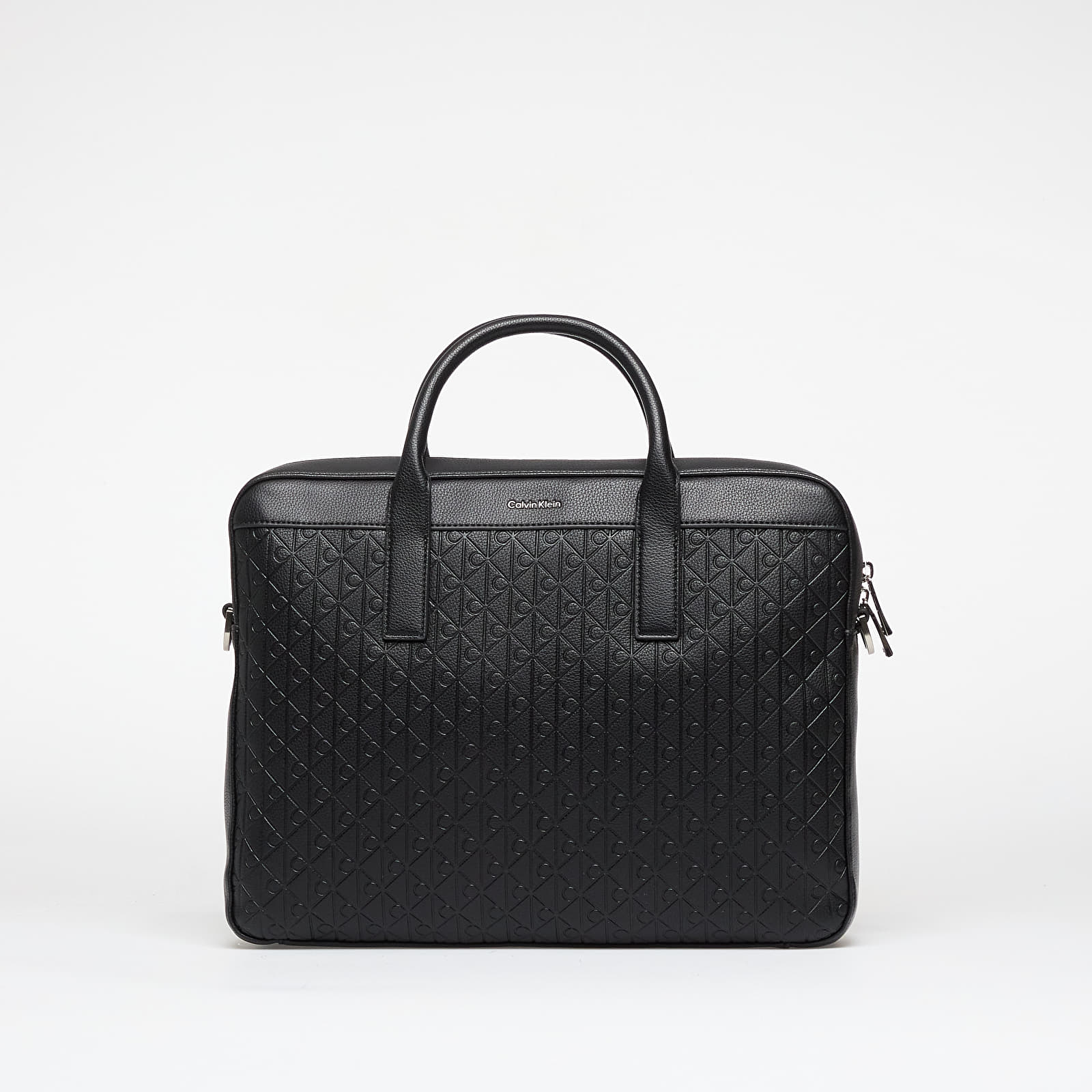 Umhängetaschen für Männer Calvin Klein Emblem Emboss Commut Workbag Black