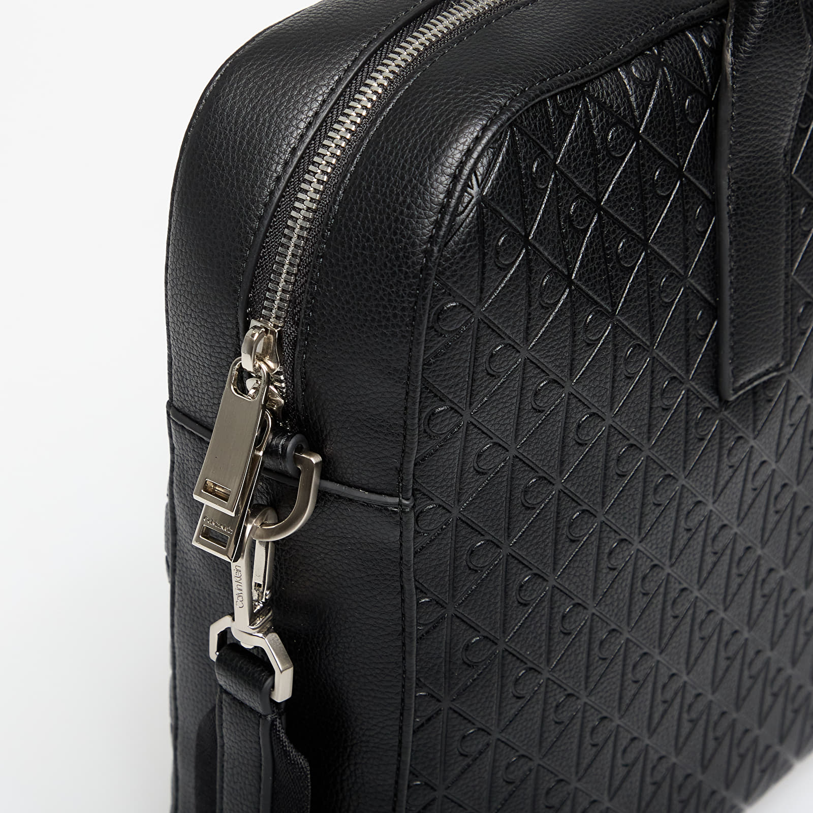Umhängetaschen für Männer Calvin Klein Emblem Emboss Commut Workbag Black