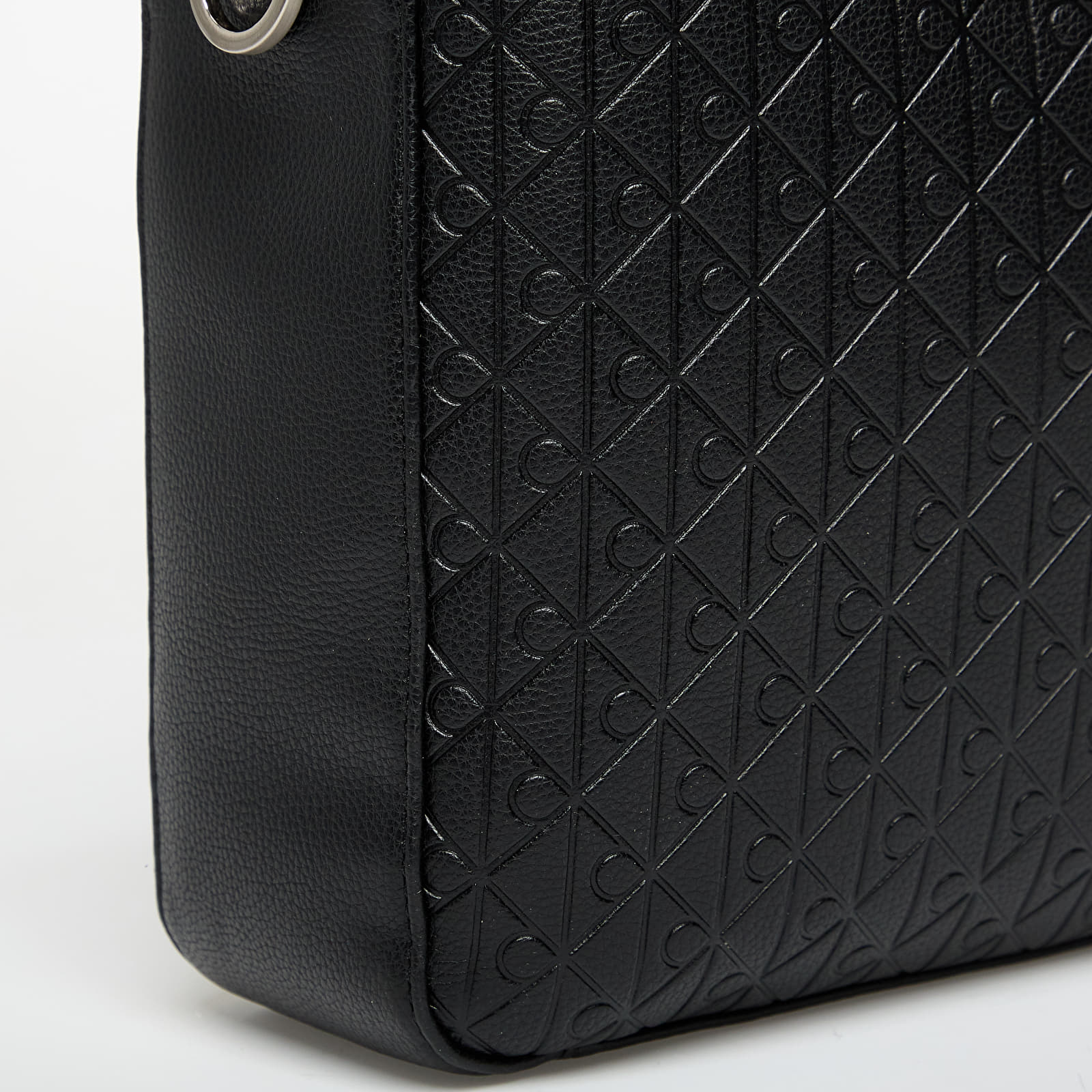 Umhängetaschen für Männer Calvin Klein Emblem Emboss Commut Workbag Black