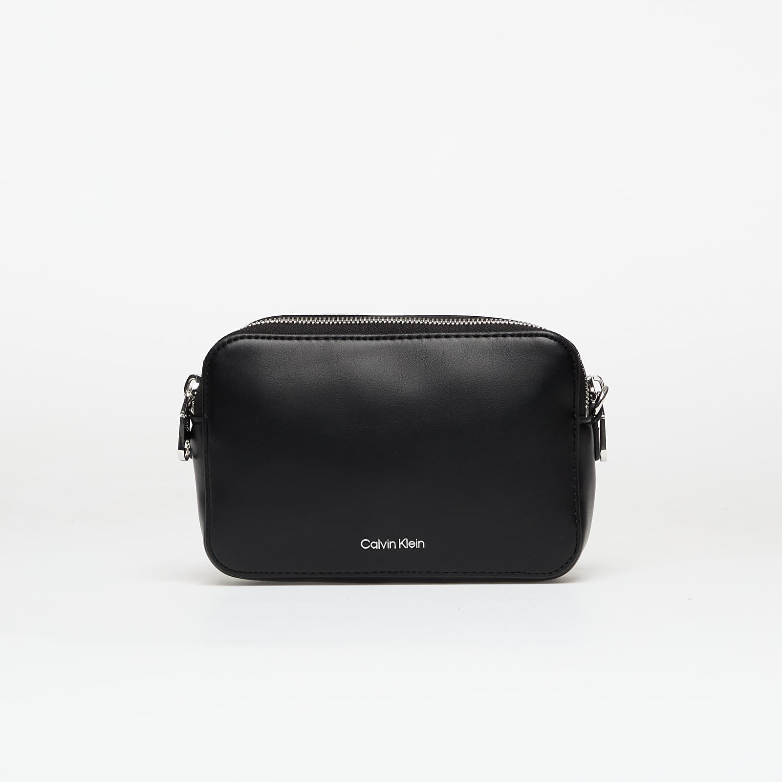 Geantă Calvin Klein Webbing Double Strap Crossover Black Universal