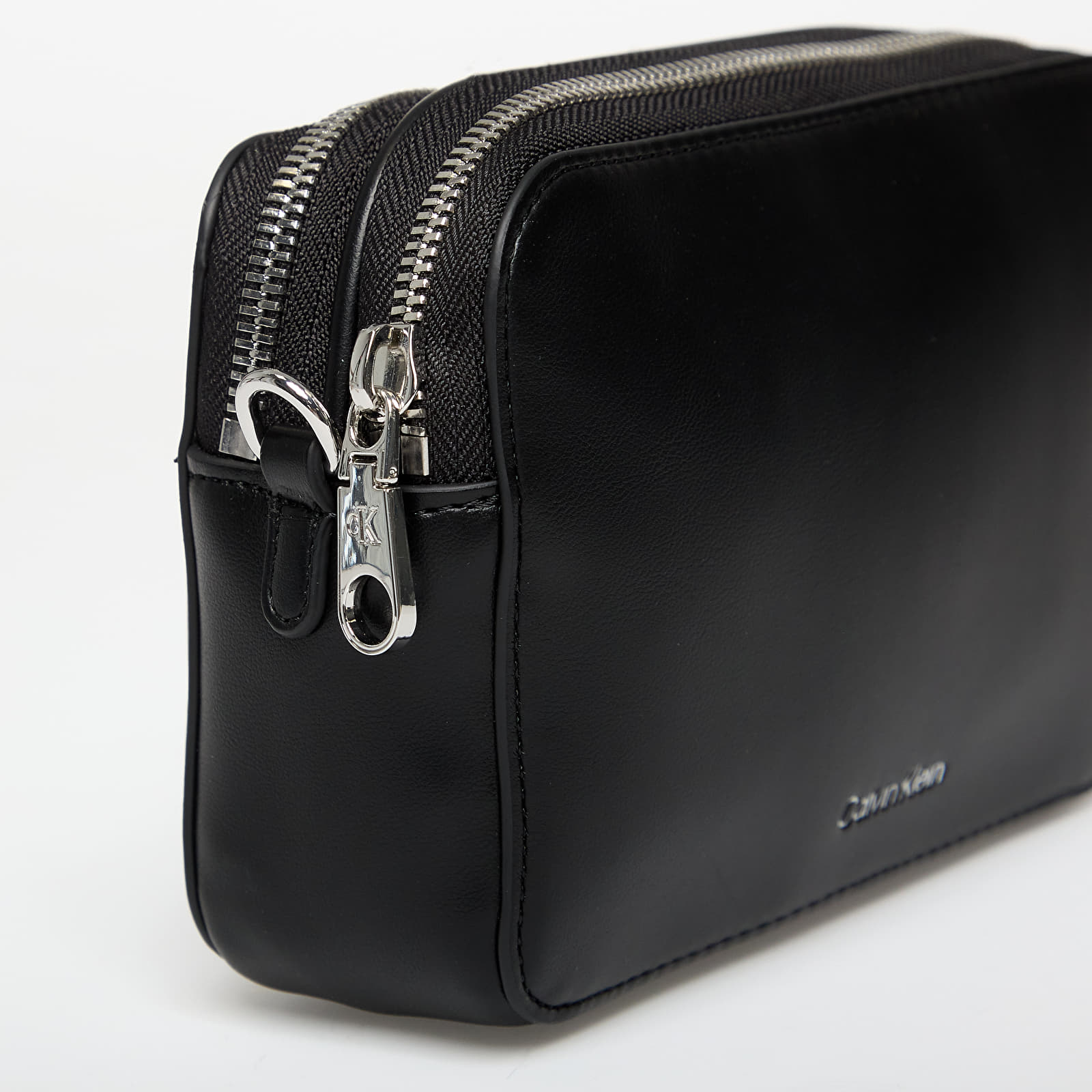 Umhängetaschen für Männer Calvin Klein Webbing Double Strap Crossover Black