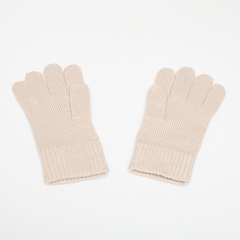 Guanti Calvin Klein Patch Wool Knitted Brown