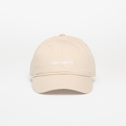 Mütsike Carhartt WIP Canvas Script Cap Fleur de Sel/ White