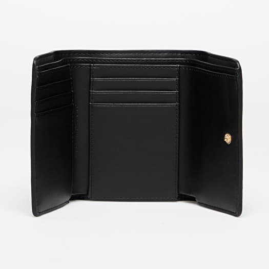 Tommy Hilfiger TH Monogram Flap Trifold Wallet Black | Footshop