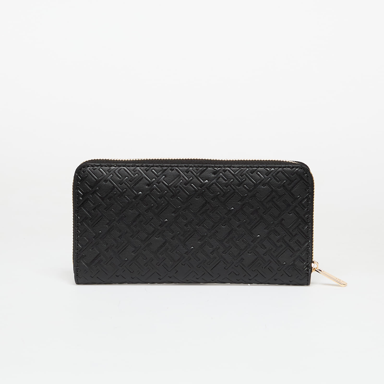 Carteras de los hombres Tommy Hilfiger TH Icon Large Za Mono Embo Wallet Black