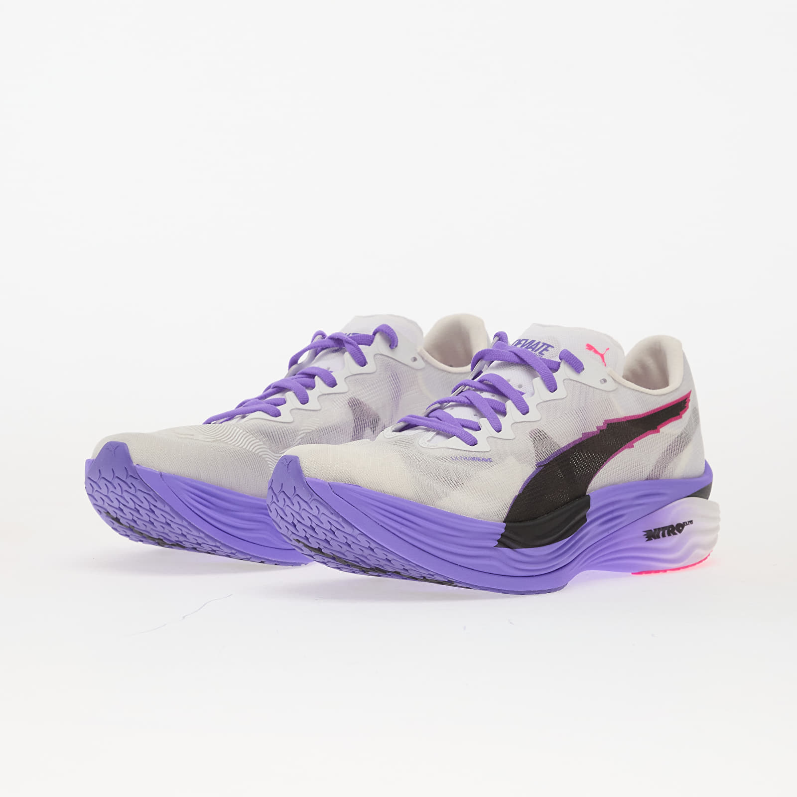 Herren Sneaker und Schuhe Puma Deviate NITRO Elite 3 Puma White-Dark Amethyst