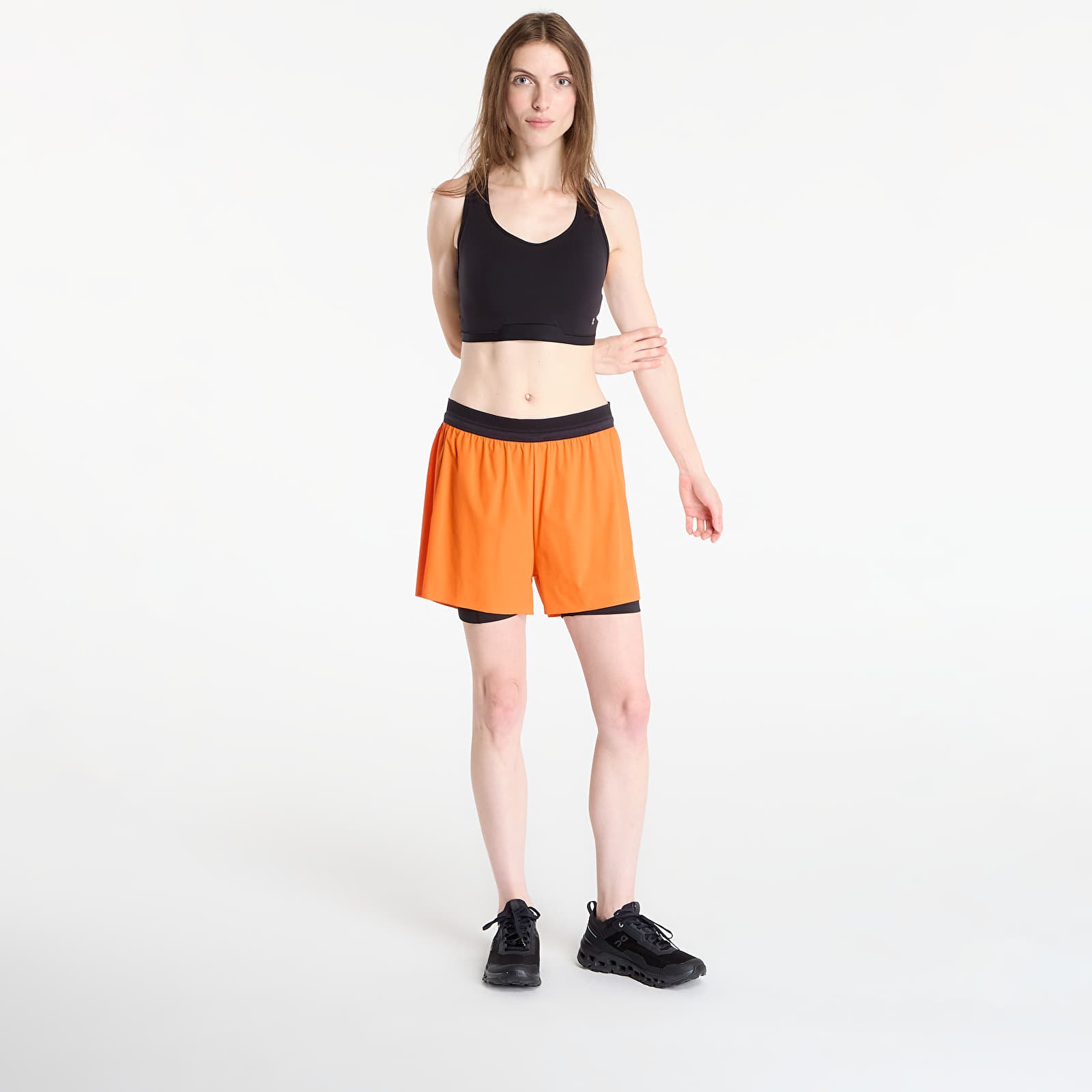 Kurzhosen On 3" Performance 2/1 Shorts Flame/ Black