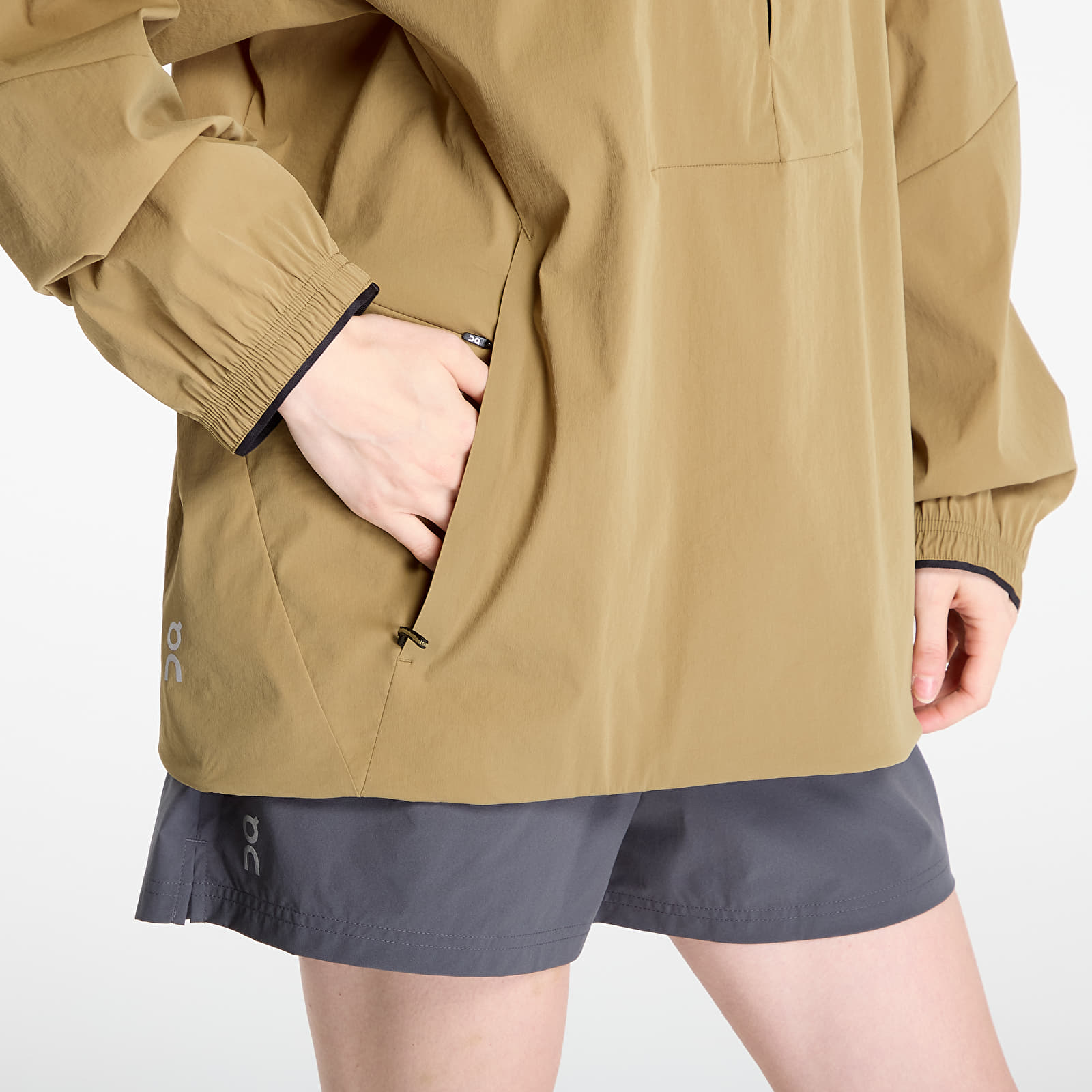 Coach-jakker On All-Day 1/2 Zip Jacket Beige/ Khaki