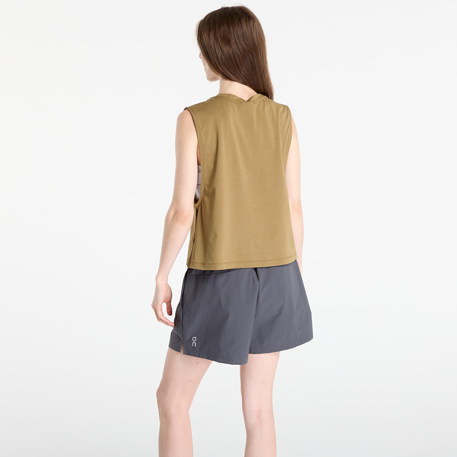 Vests On Focus Crop Beige/ Khaki