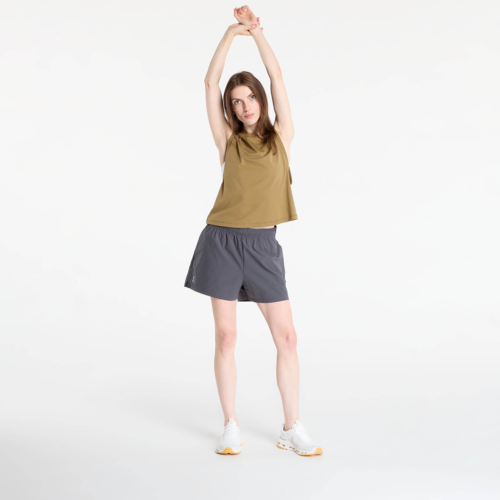 Vests On Focus Crop Beige/ Khaki