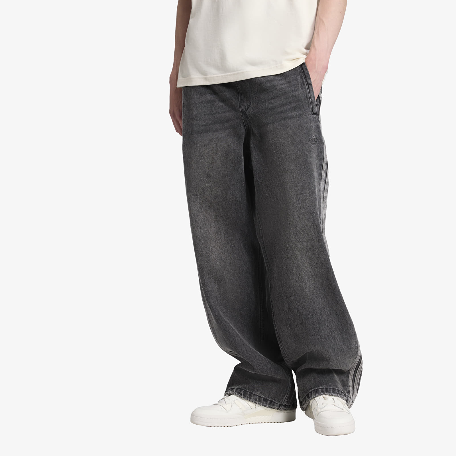 Ανδρικά παντελόνια adidas ADILENIUM SEASON 4 TEAMGEIST DENIM JOGGER Black