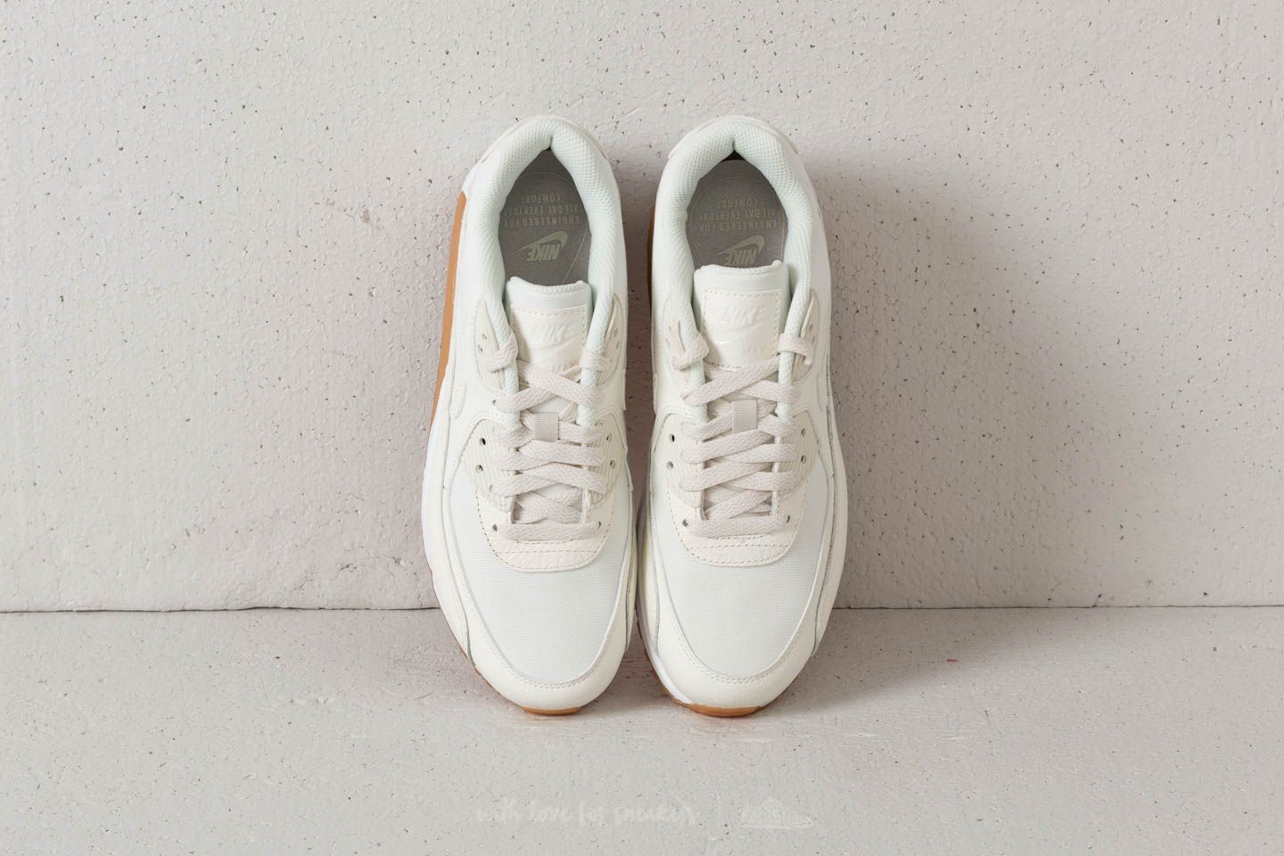 Sapatos de mulher Nike Air Max 90 Premium WMNS Sail/ Sail-Gum Light Brown