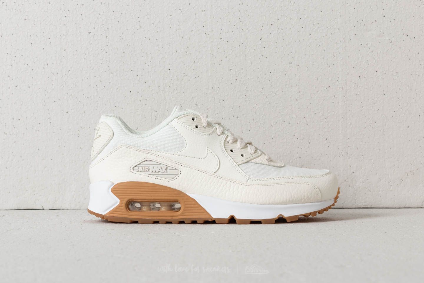 Sapatos de mulher Nike Air Max 90 Premium WMNS Sail/ Sail-Gum Light Brown