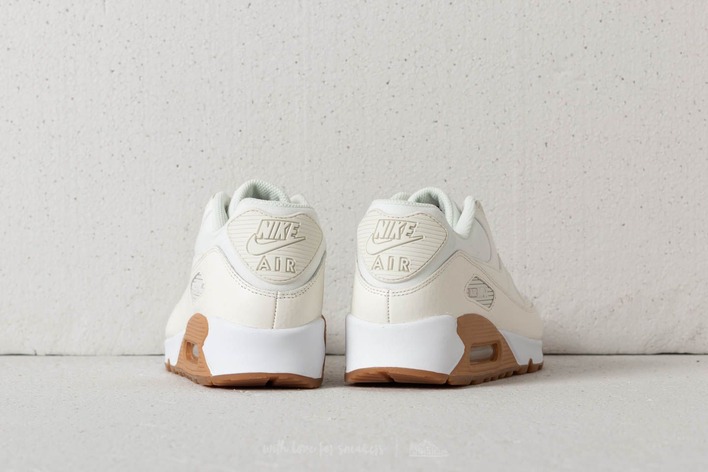 Sapatos de mulher Nike Air Max 90 Premium WMNS Sail/ Sail-Gum Light Brown